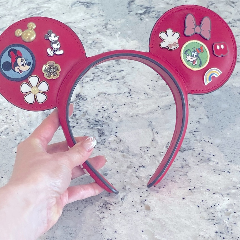 Coach Disney red ears never worn